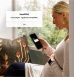 GE Profile 7.4 Cu. Ft. Smart Electric Dryer Sanitize Cycle Sensor Dry White from Kings Outlet