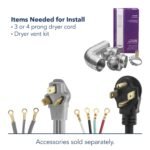 Insignia - 6.7 Cu. Ft. Electric Dryer with Sensor Dry - White - Image 5