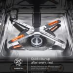 LG - 24" Top Control Smart Built-In Stainless Steel Tub Dishwasher with 3rd Rack, QuadWash Pro and 42dba - Black Stainless Steel - Image 4