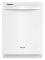 Whirlpool 24" Top Control Built-In Stainless Steel Tub Dishwasher Large Capacity Tall Top Rack from Kings Outlet