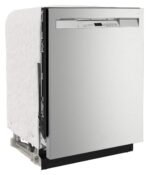 Maytag - 24" Front Control Built-In Stainless Steel Tub Dishwasher with Dual Power Filtration, PowerBlast Cycle, 50 dBA - Stainless Steel - Image 2