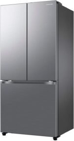 Samsung - 17.5 cu. ft. 3-Door French Door Counter Depth Smart Refrigerator with Twin Cooling Plus - Stainless Steel Look - Image 5
