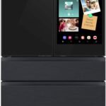 Samsung - Bespoke 29 cu. ft. 4-Door French Door Refrigerator with AI Family Hub+ - Charcoal Glass & Black/Charcoal