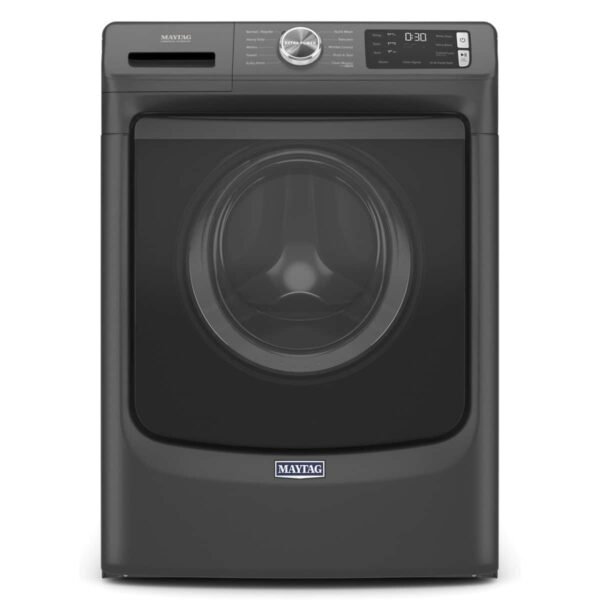 Maytag 4.5 Cu. Ft. High-Efficiency Stackable Front Load Washer Steam Fresh Spin Volcano Black from Kings Outlet