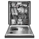 KitchenAid 24" Front Control Built-In Stainless Steel Tub Dishwasher 3rd Rack 50+ Total Wash from Kings Outlet