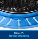 GE - 5.0 Cu. Ft. Stackable Smart Front Load Washer with Steam, SmartDispense and Odorblock Ultra Fresh Vent System - White - Image 6