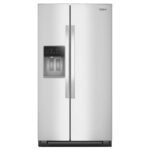 Whirlpool - 28.7 Cu. Ft. Side-by-Side Refrigerator with TruCool System - Fingerprint-Resistant Stainless Finish