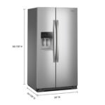 Whirlpool - 28.7 Cu. Ft. Side-by-Side Refrigerator with TruCool System - Fingerprint-Resistant Stainless Finish - Image 3