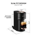 Nespresso - Vertuo Next Premium Coffee and Espresso Maker plus Aeroccino3 Milk Frother in Black - Black Rose Gold - Image 2