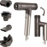 Shark - SpeedStyle Pro FLEX Professional Performance High-Velocity Hair Dryer System - Metallic Gray
