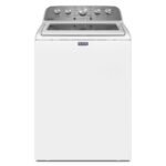 Maytag - 4.8 Cu. Ft. High Efficiency Top Load Washer with Steam and Extra Power Button - White
