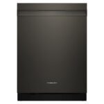 KitchenAid - 24" Top Control Built-In Stainless Steel Tub Dishwasher with Third Rack, Advanced ProDry System, and 44 dBA - Black Ore