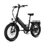 Lectric eBikes - XP4 750 Step-Thru Foldable Long-Range eBike (Max 85mi/28mph) + LevelUp Rack/Seat Post/Elite Headlight/Lock - Tempest Grey - Image 2