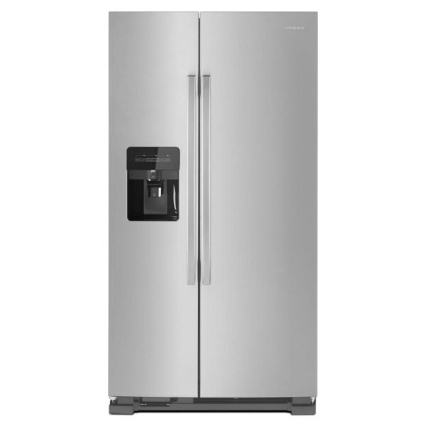 Amana 21.4 Cu. Ft. Side-by-Side Refrigerator Stainless Steel from Kings Outlet