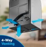 GE - 7.8 Cu. Ft. Stackable Smart 10-Cycle Gas Dryer - White - Image 5