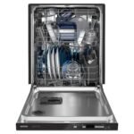 Maytag 24" Top Control Built-In Stainless Steel Tub Dishwasher 3rd Rack Dual Power Filtration from Kings Outlet