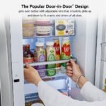 LG 29.5 Cu. Ft. 4-Door French Door-in-Door Smart Refrigerator Craft Ice Black Stainless Steel from Kings Outlet