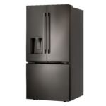 LG Standard-Depth MAX 24.5 Cu. Ft. Smart French Door Refrigerator Dual Ice Black Stainless from Kings Outlet