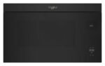 Whirlpool - 1.1 Cu. Ft. Over-the-Range Microwave with Flush Built-in Design - Black