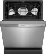 Frigidaire - 24" Front Control Built-In Plastic Tub Dishwasher with DishSense Sensor Technology, 54 dBA - Stainless Steel - Image 5