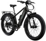 Lectric eBikes - XPeak2 High-Step Long-Range eBike (Max 80mi/28mph) + Rear Rack/Fenders/Elite Headlight/Suspension Seat Post - Tempest Grey