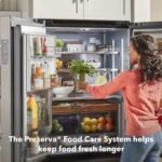 KitchenAid 23.8 cu. ft. 36" Counter-Depth French Door Platinum Interior Refrigerator PrintShield Finish Stainless from Kings Outlet