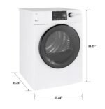 GE - 4.3 Cu. Ft. Stackable 14-Cycle Electric Dryer - White - Image 3