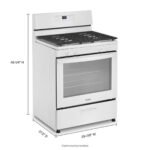 Whirlpool - 5.1 Cu. Ft. Freestanding Gas Range with Broiler Drawer - White - Image 3
