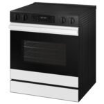 Samsung - Bespoke 6.3 Cu. Ft. Slide-In Electric Range with Air Fry - White Glass - Image 7