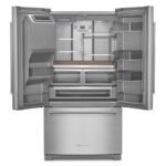 KitchenAid - 26.8 Cu. Ft. Standard-Depth French Door Refrigerator with Exterior Ice and Water Dispenser - Stainless Steel - Image 2