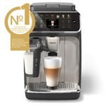 Philips - 4400 Fully Automatic Espresso and Coffee Machine with LatteGo Milk Frother, Black and Chrome - Black/Silver - Image 2