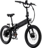 Lectric eBikes - XP Lite2 Foldable Long-Range Belt Drive eBike: 80 miles Max Operating Range & 20 mph Max Speed - Unisize - JW Black
