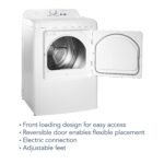 Insignia - 6.7 Cu. Ft. Electric Dryer with Sensor Dry - White - Image 4