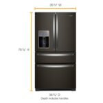 Whirlpool - 26 Cu. Ft. Wide 4 Door Refrigerator with Prep and Store Bins - Black Stainless Steel - Image 3
