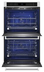 KitchenAid 30" Built-In Electric Convection Double Wall Oven Air Fry Mode White from Kings Outlet