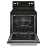 KitchenAid 6.4 Cu. Ft. Self-Cleaning Freestanding Electric Convection Range Black Stainless Steel from Kings Outlet