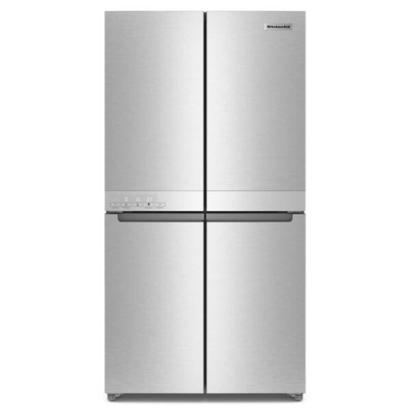 KitchenAid 19.4 Cu. Ft. Bottom-Freezer 4-Door French Door Refrigerator PrintShield Stainless Finish from Kings Outlet