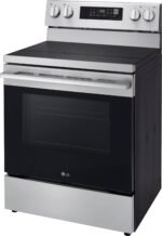 LG - 6.3 Cu. Ft. Freestanding Electric True Convection Smart Range with Air Fry and UltraHeat Element - Stainless Steel - Image 6