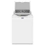 Maytag - 4.8 Cu. Ft. High Efficiency Top Load Washer with Steam and Extra Power Button - White - Image 2