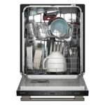 KitchenAid - 24" Top Control Built-In Tub Dishwasher with Third Level Jet Rack, 40+ Total Wash Jets, 41 dBA - Black Ore - Image 2