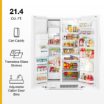 Whirlpool - 21 Cu. Ft. Side-by-Side Refrigerator with LED Interior Lighting - White - Image 4