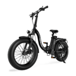 HiBoy - EX6F Foldable Electric Bike w/ 75 mi Max Operating Range & 25 mph Max Speed - 67.7*24.2*50.8 - Black - Image 2