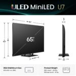 Hisense - 65" Class U7 Series MiniLED QLED UHD 4K HDR Smart Google TV (2025) - Image 4