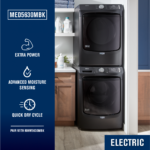 Maytag - 7.3 Cu. Ft. Stackable Electric Dryer with Extra Power Button - Volcano Black - Image 4