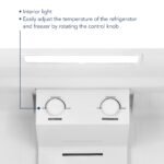 Insignia 18 Cu. Ft. Top-Freezer Refrigerator Handles White from Kings Outlet