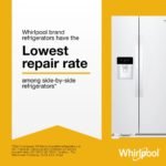 Whirlpool - 25 Cu Ft. Wide Side-by-Side Refrigerator - White - Image 5