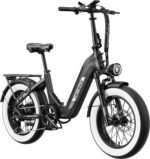 Heybike - Ranger S 2.0 - Foldable Step-Thru Fat-Tire 750W Ebike, Hydraulic Disc Brakes, 55 Miles Max Range, 28MPH - UL Certified - Black