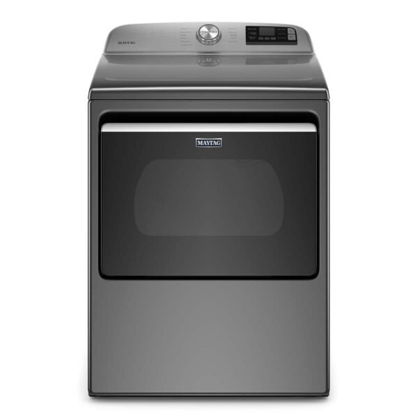 Maytag 7.4 Cu. Ft. Smart Electric Dryer Extra Power Button Metallic Slate from Kings Outlet