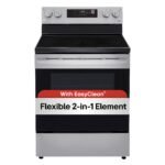 LG - 6.3 Cu. Ft. Smart Freestanding Electric Range with EasyClean and WideView Window - Stainless Steel - Image 3