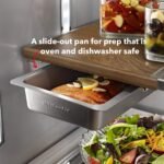 KitchenAid 23.8 cu. ft. 36" Counter-Depth French Door Platinum Interior Refrigerator PrintShield Finish Stainless from Kings Outlet